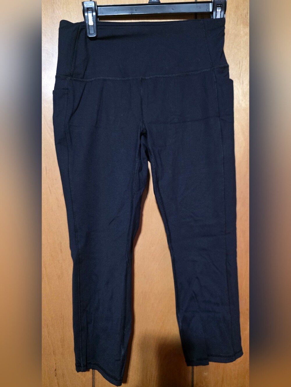 RBX Black Athletic Capri Leggings- Size Medium